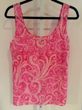 Lilly Pulitzer Hot Pink Floral Top